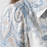 Versette | High Neck Printed Long Sleeve Maxi Dress