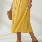 Tesbeth | Stack Button Midi Dress