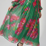 Magdassa | Soft Floral Midi Dress