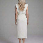 Camlette | Cap Sleeve Asymmetric Midi Dress