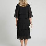 Odavia | Layered Tier Midi Dress