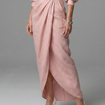 Giandra | Diagonal Drape Maxi Dress