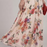 Beline | Sleeveless Flowing Skirt Maxi Dress