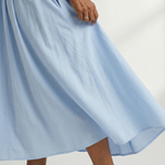 Verdra | Simple Gather Midi Dress