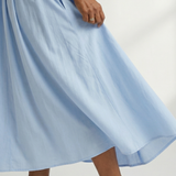 Verdra | Simple Gather Midi Dress