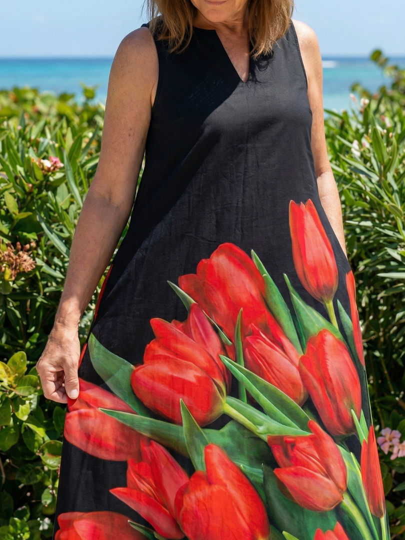 Dalsia | Soft Rose Maxi Dress