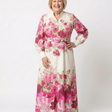 Hilassa | Long Sleeve Floral Belted Maxi Dress