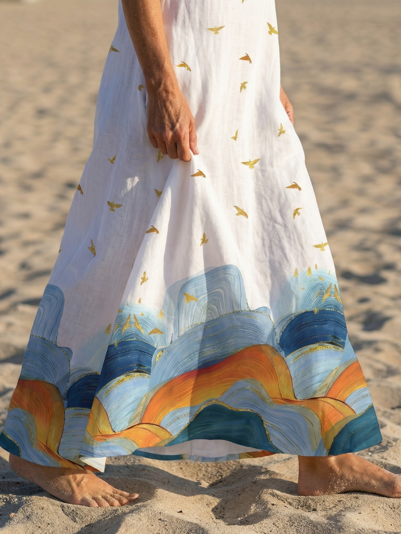 Corana | Calm Line Maxi Dress