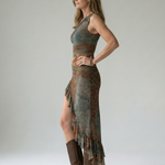 Cala | Quiet Drape MIdi Dress