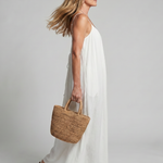 Lunine | Gathered Neckline Silhouette Loose Lounge Dress