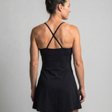 Selmae | Spaghetti Strap Flared Tennis Dress