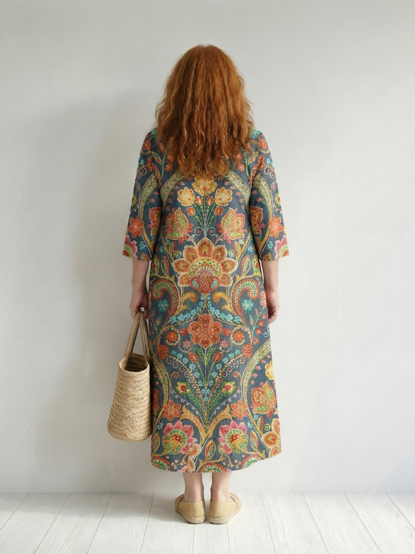 Wilrina | Easy Shape Garden Midi Dress