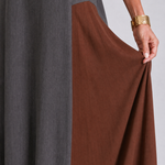Lorney | Color Block Sleeveless Midi Dress
