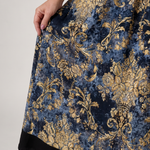 Tesrina | Ornate Floral Print Relaxed Midi Dress