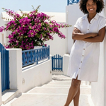 Romysette | Short Sleeve Front Pocket Knee Length Dress