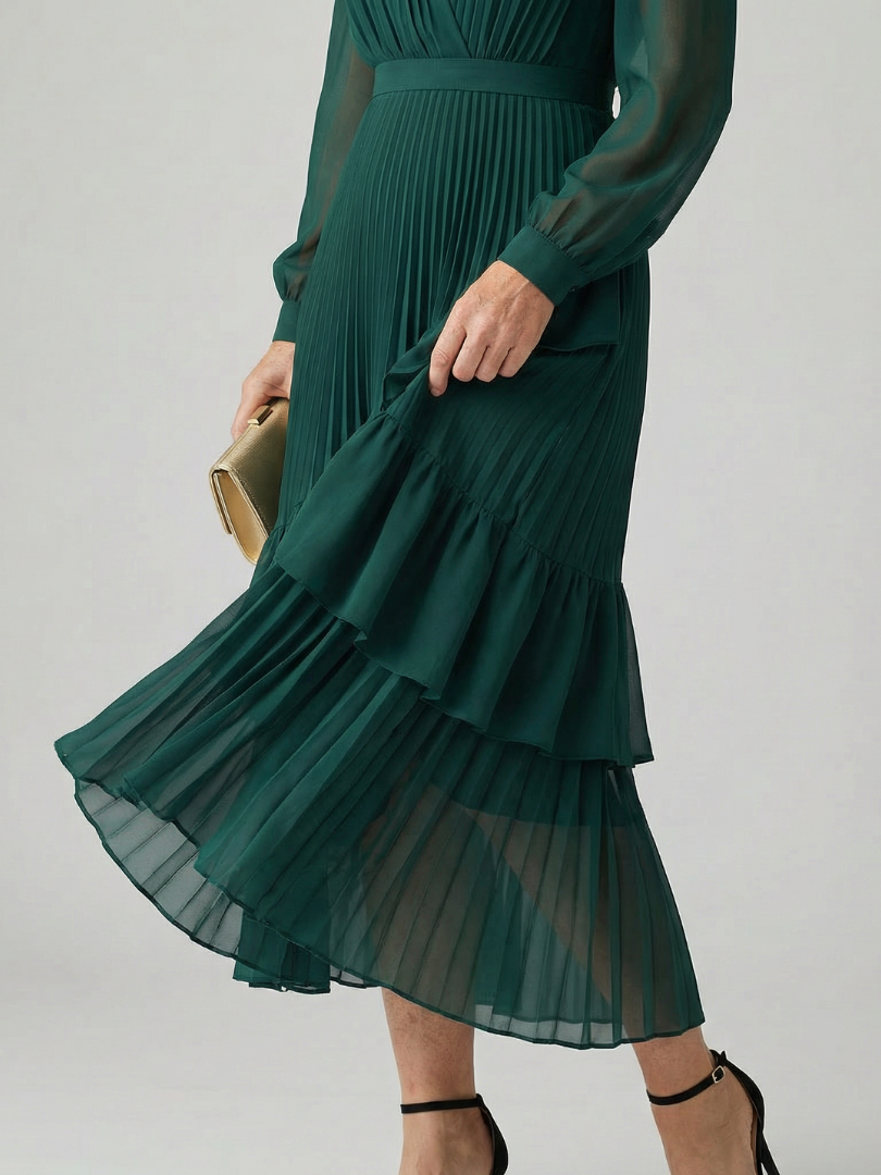Dahbelle | Fluid Drape Midi Dress
