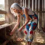 Odawen | Playful Motif Jumpsuit