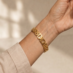 Zarmarie | Double Row Link Chain Bracelet