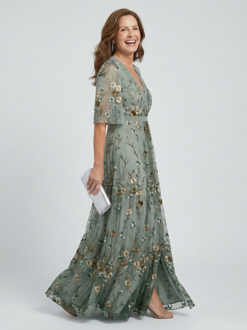 Isana | Halter Bloom Flow Maxi Dress