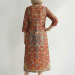 Prundra | Ease Patchwork Midi Dress