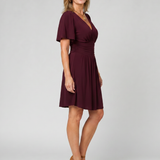 Corada | Flutter Sleeve V Neck Mini Dress