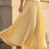 Thealia | Structured Bodice Pleated Skirt Set