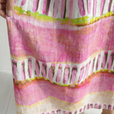 Zarnia | Easy Flow Patterned Stripe Midi Dress
