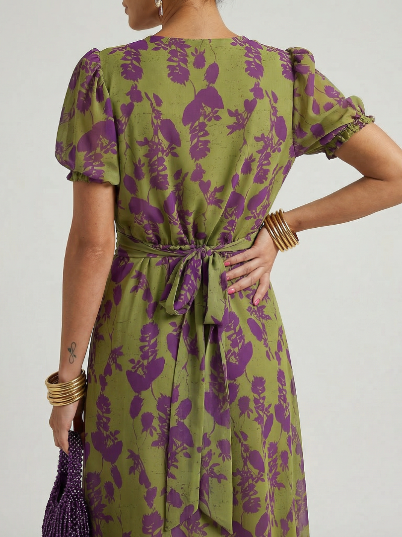 Marine | Relaxed Floral Midi Dress