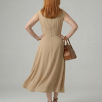 Kalmae | Clean Tie Midi Dress