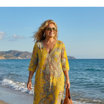 Serdra | Soft Paisley Midi Dress