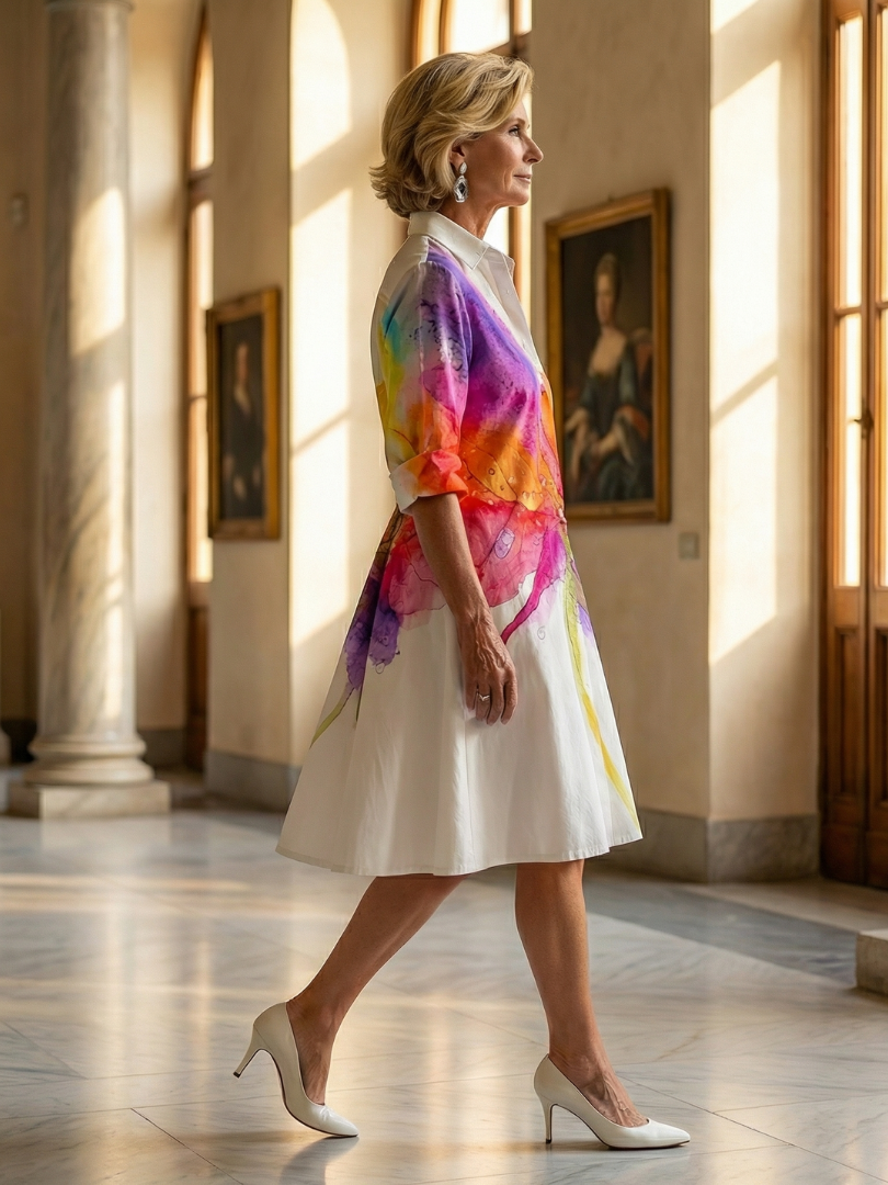 Lunda | Painted Garden Dress