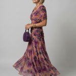 Calmarie | Off Shoulder Flow Midi Dress
