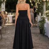 Sabwyn | Strapless Ruched Bodice Midi Dress
