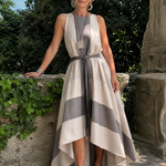 Willora | Sleeveless High Low Midi Dress