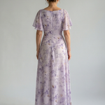 Clawen |  Flutter Sleeve Midi Dress