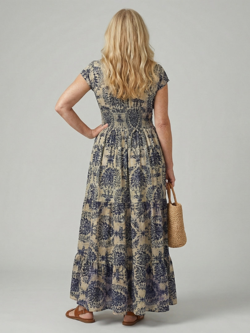 Sennalette | Printed Flow Maxi Dress