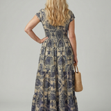 Sennalette | Printed Flow Maxi Dress