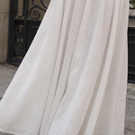 Julsia | Sleeveless Halter Neck Fitted Bodice Midi Dress