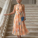 Calra | Soft Halter Midi Dress