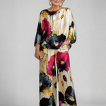 Milnia | Floral Two Piece Pant Set