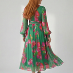 Magdassa | Soft Floral Midi Dress