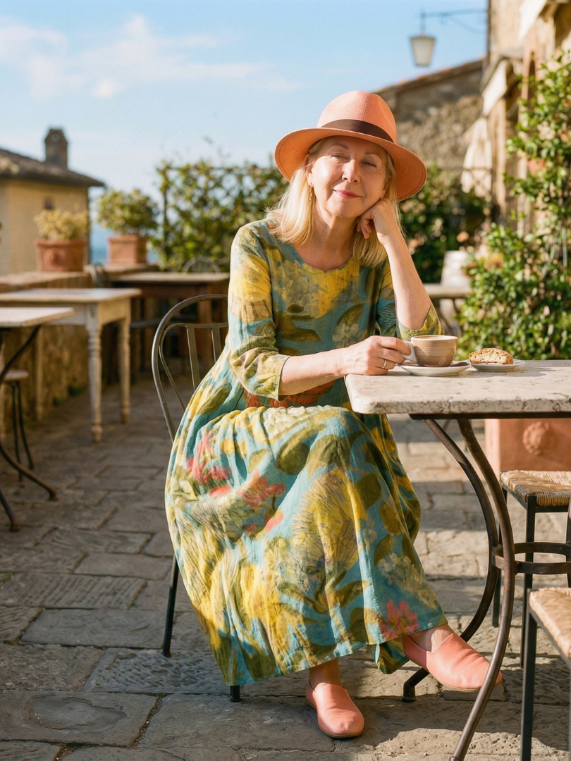 Theabelle | Painted Canvas Dress