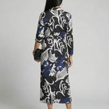 Sabnia | Relaxed Wrap Midi Dress