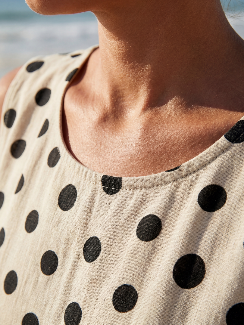 Thalrina | Garden Dot Midi Dress