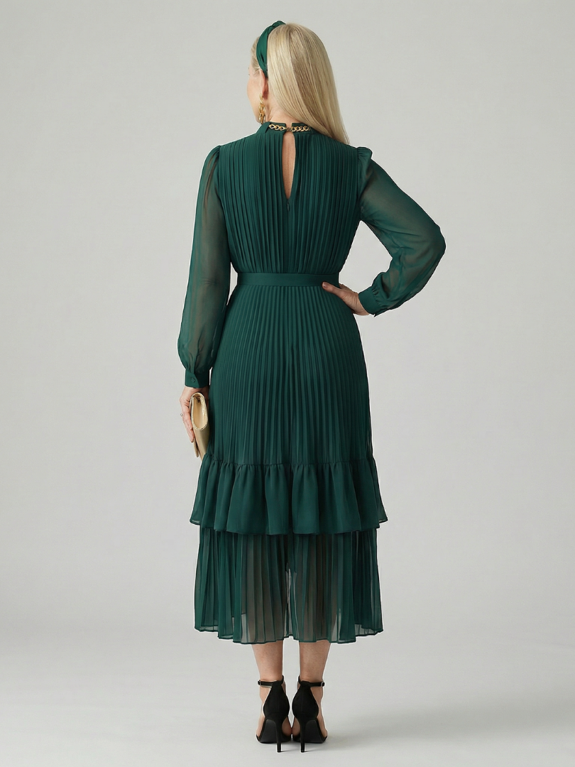 Dahbelle | Fluid Drape Midi Dress