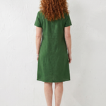 Gretala | Short Sleeve Floral Border Mini Dress
