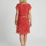 Casine | Soft Abstract Knee Length Dress