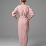Giandra | Diagonal Drape Maxi Dress