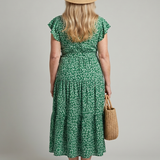 Mirrose | Calm Wrap Midi Dress