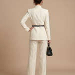 Mirassa | Structured Stand Collar Tailored Suit